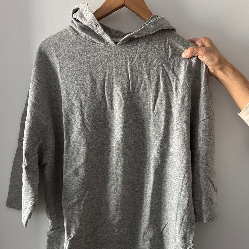 Zara Heather Gray Sweatshirt